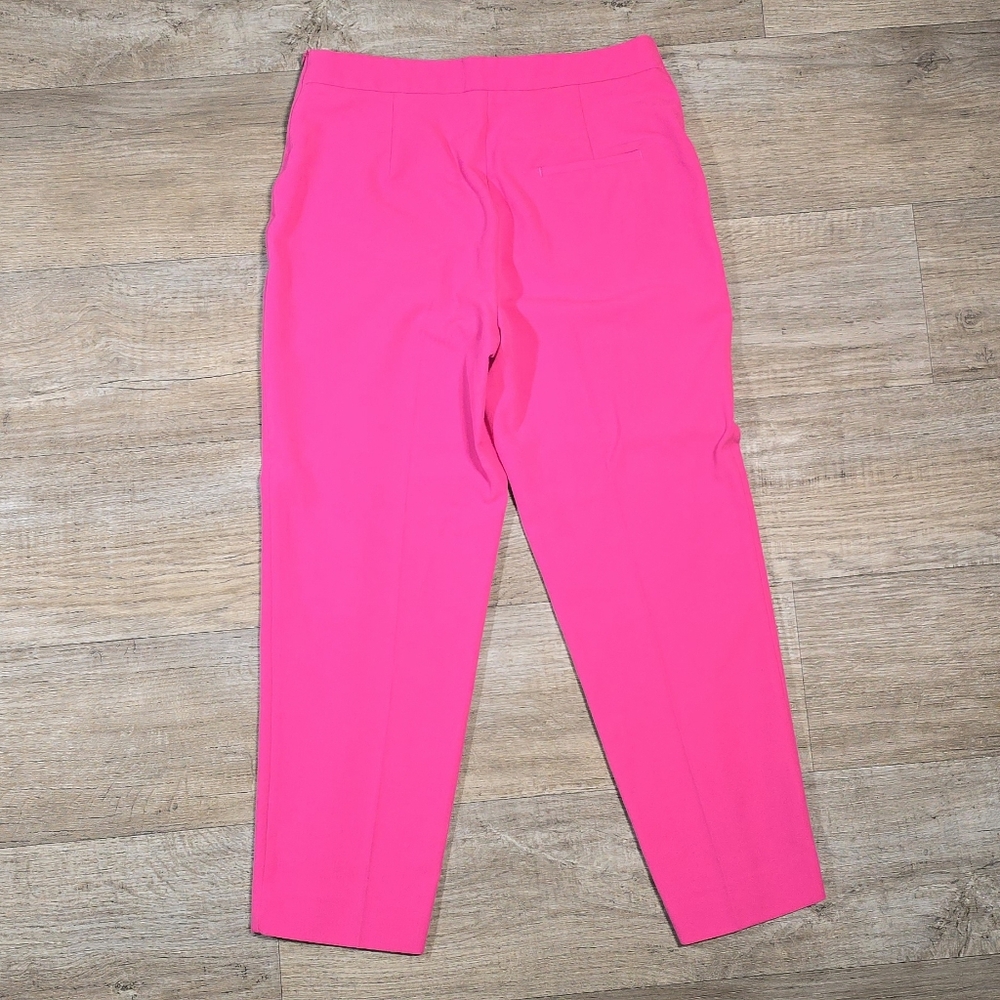 Zara Vibrant Pink Cropped Pants - Picture 2 of 11